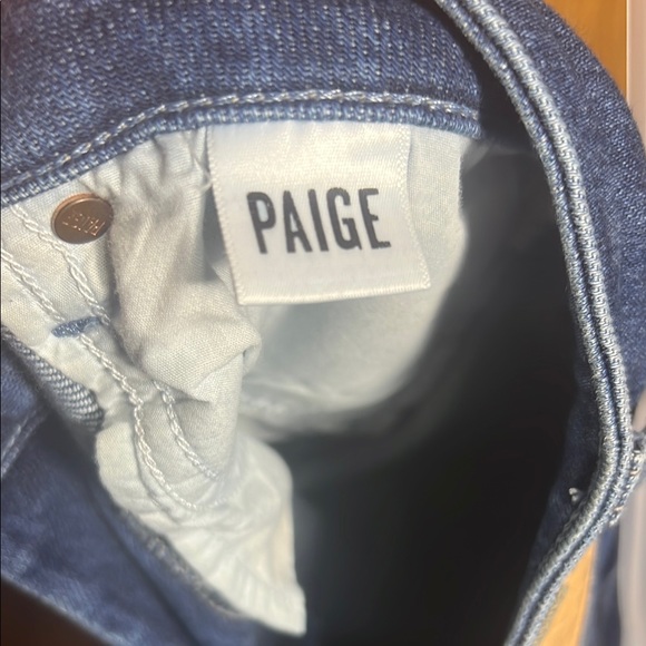 PAIGE Blue Skinny Jeans Sleek Fit - Picture 9 of 9